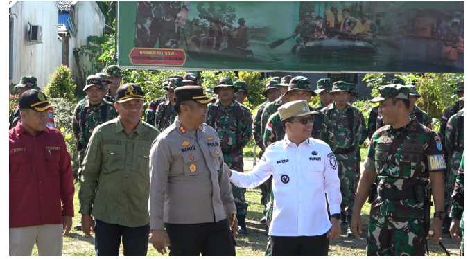 Bupati Sambas Hadiri Apel Gelar Kesiapan Latihan Penanggulangan Bencana