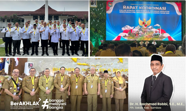 SEKDA FERY APRESIASI KINERJA DR. RACHMAD ROBBI, JAGA STABILITAS PEMERINTAHAN SAMBAS SAAT PENUGASAN DI LUAR DAERAH