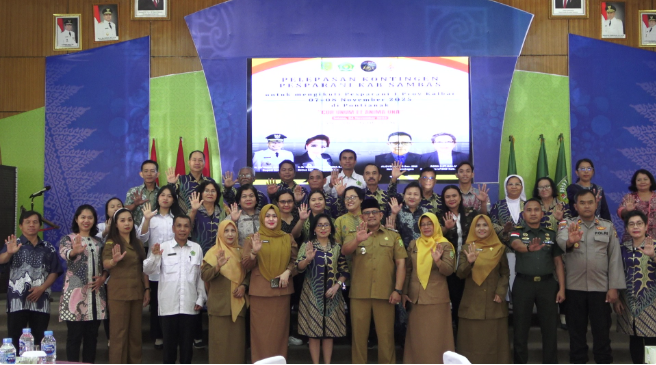 Lepas Kontingen Pesparani, Wabup Heroladi : Ajang Pererat Silaturahmi dan Pelestarian Nilai Luhur