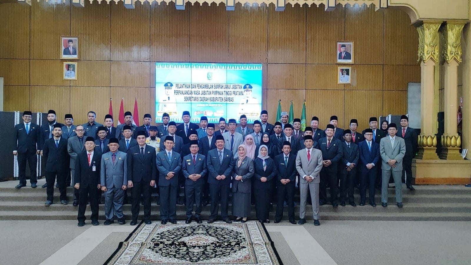 Pelantikan Perpanjangan Masa Jabatan Sekda