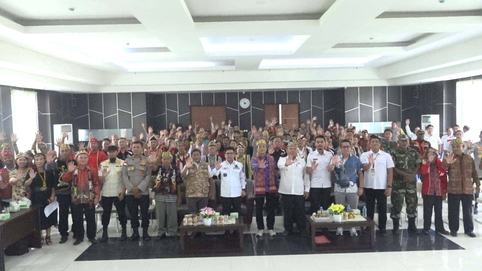 SAKSIKAN PELANTIKAN, BUPATI SATONO PUJI KUALITAS PENGURUS SDM DAD SAJINGAN BESAR