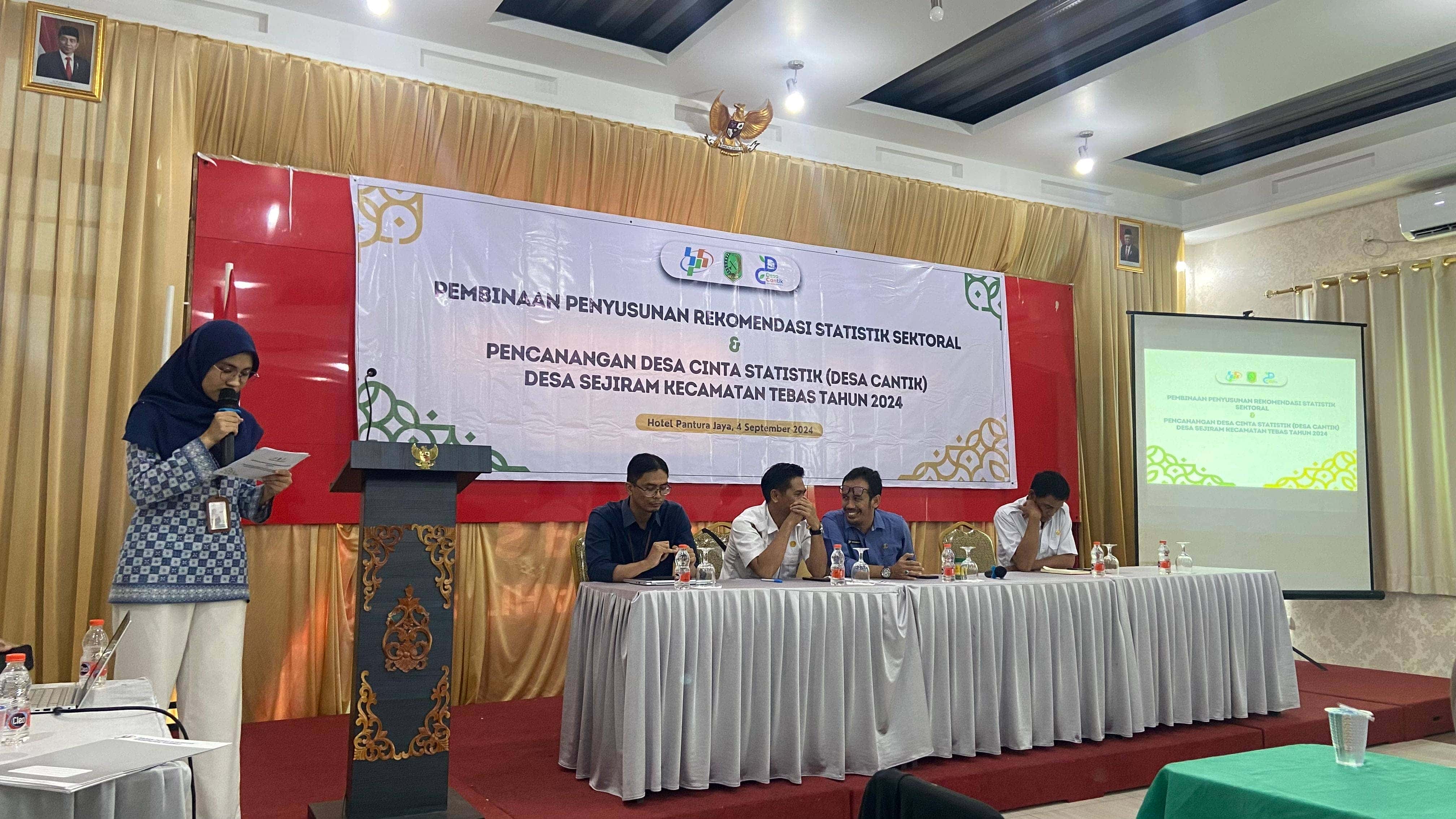Pembinaan Penyusunan Rekomendasi Kegiatan Statistik Sektoral Kabupaten Sambas