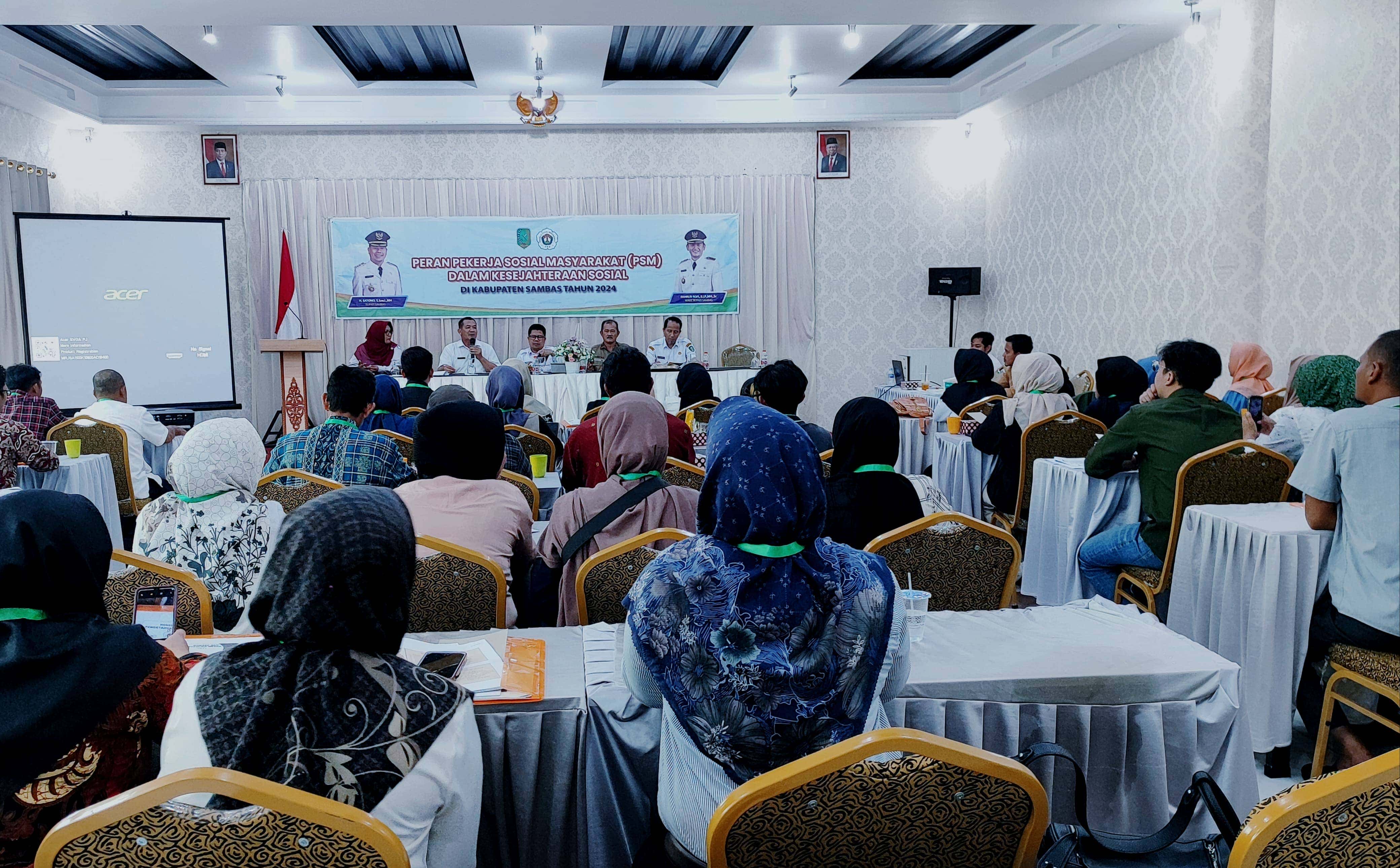 HADIRI PEMBEKALAN PSM, BUPATI SATONO BERIKAN ANGIN SEGAR BAGI 65 PSM