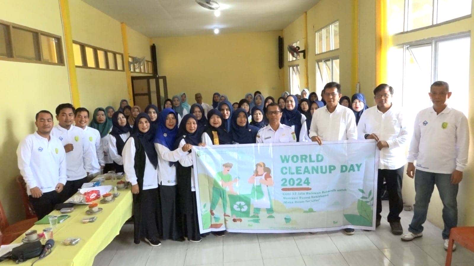 PERKIMLH GAET PKK GELAR SOSIALISASI TATALAKSANA RUMAH SEHAT DI TELUK KERAMAT