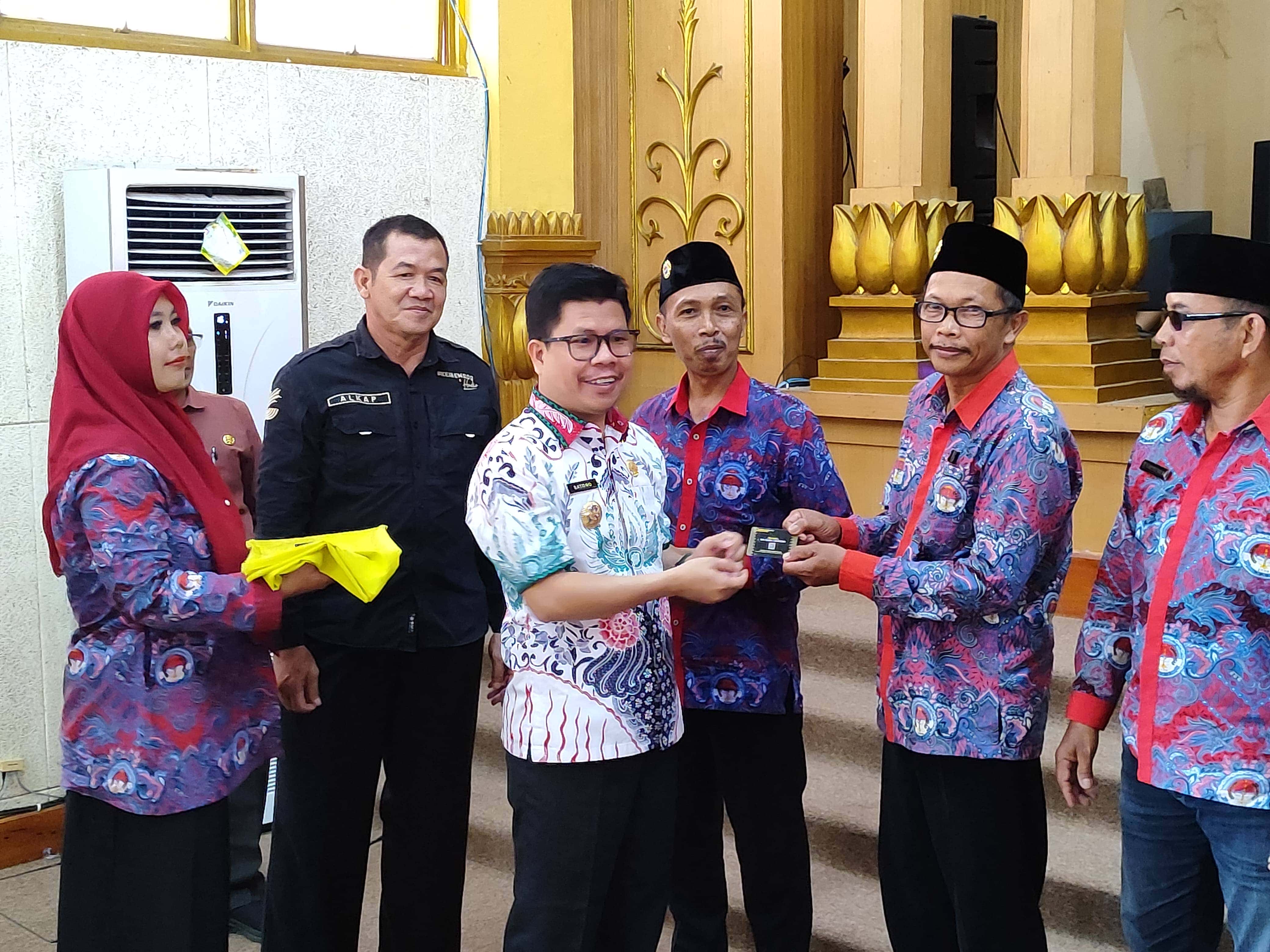 Launching NIPD Bupati Satono Apresiasi Kerja Keras Sekdes dan Perangkat Desa