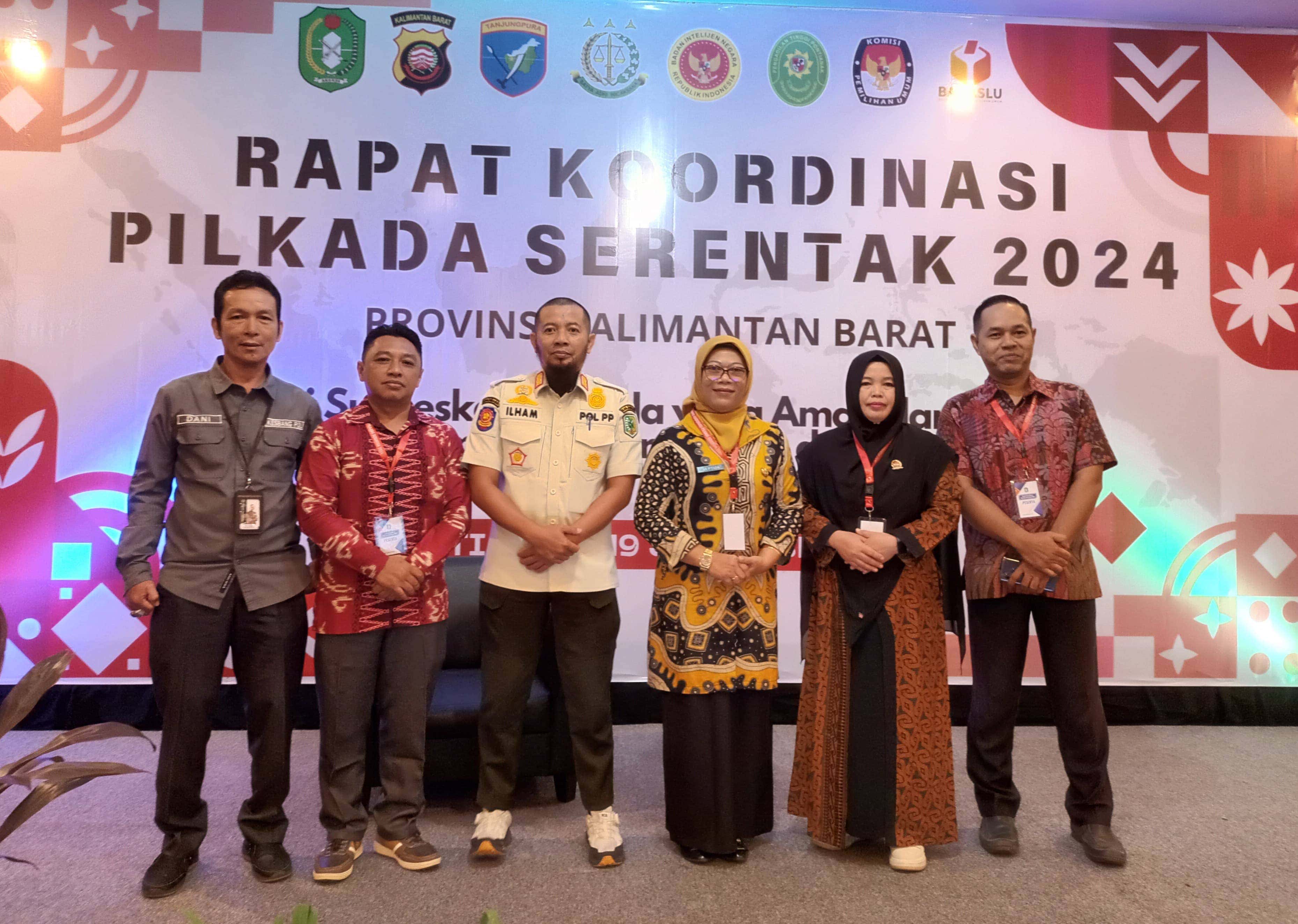 Pemda Sambas Ikuti Rakor Pilkada Serentak Se Kalbar di Pontianak