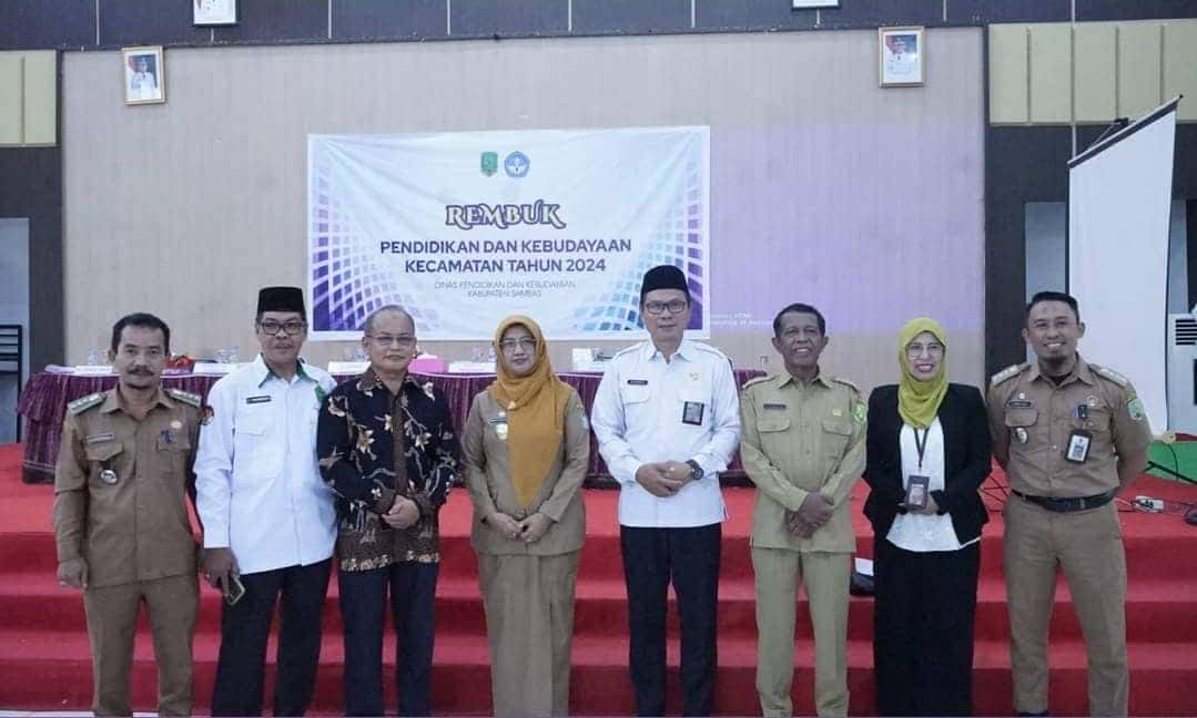 Pjs Bupati Sambas Buka Kegiatan Rembuk Pendidikan dan Kebudayaan Kecamatan