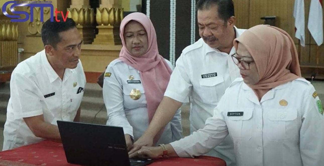 BAPPEDA KAB. SAMBAS LOUNCHING APLIKASI MATA IKAN
