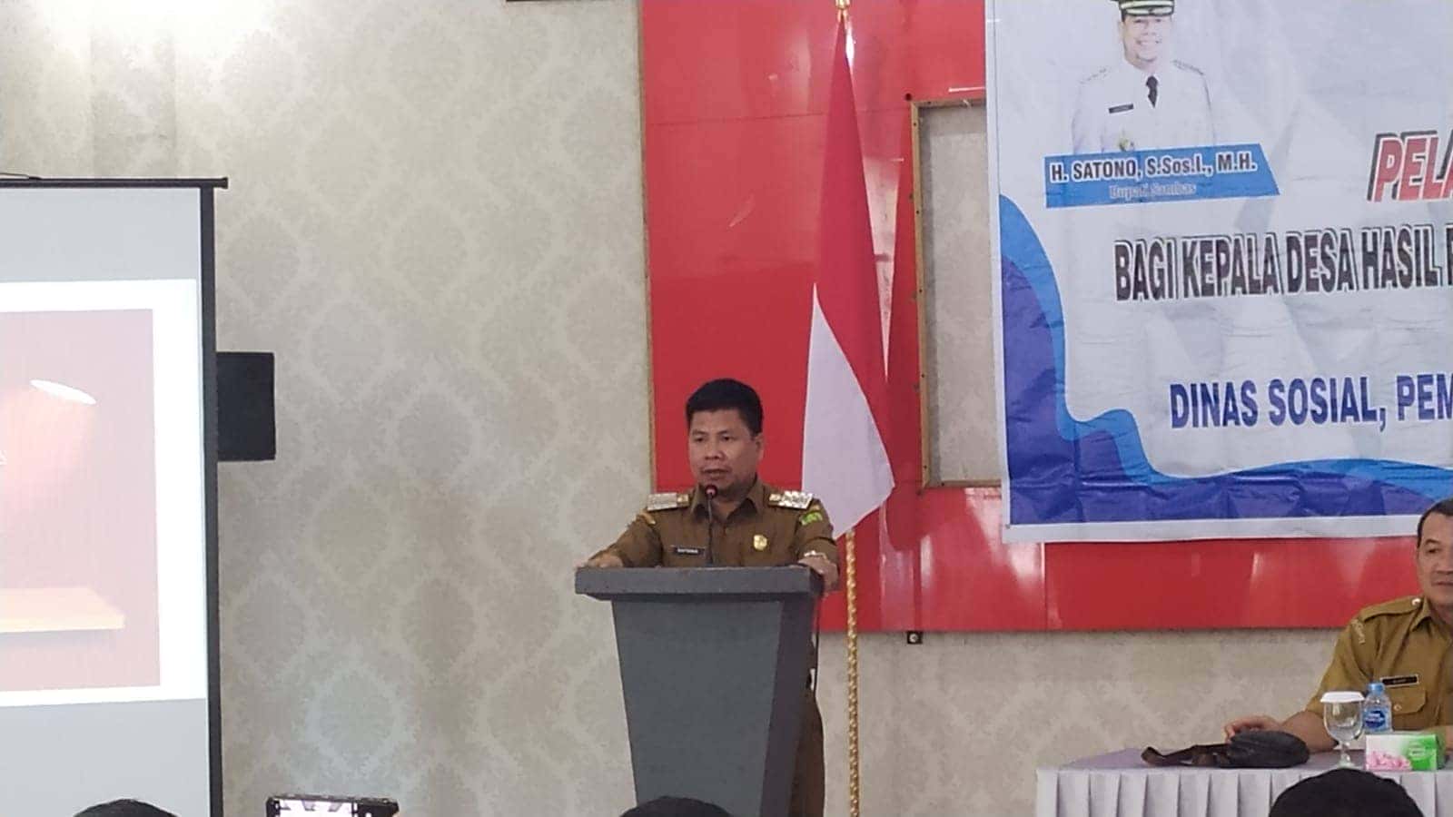Pelatihan Pengembangan Kepala Desa, Bupati Satono Pinta Gunakan Alokasi Dana Desa Sebaik Mungkin