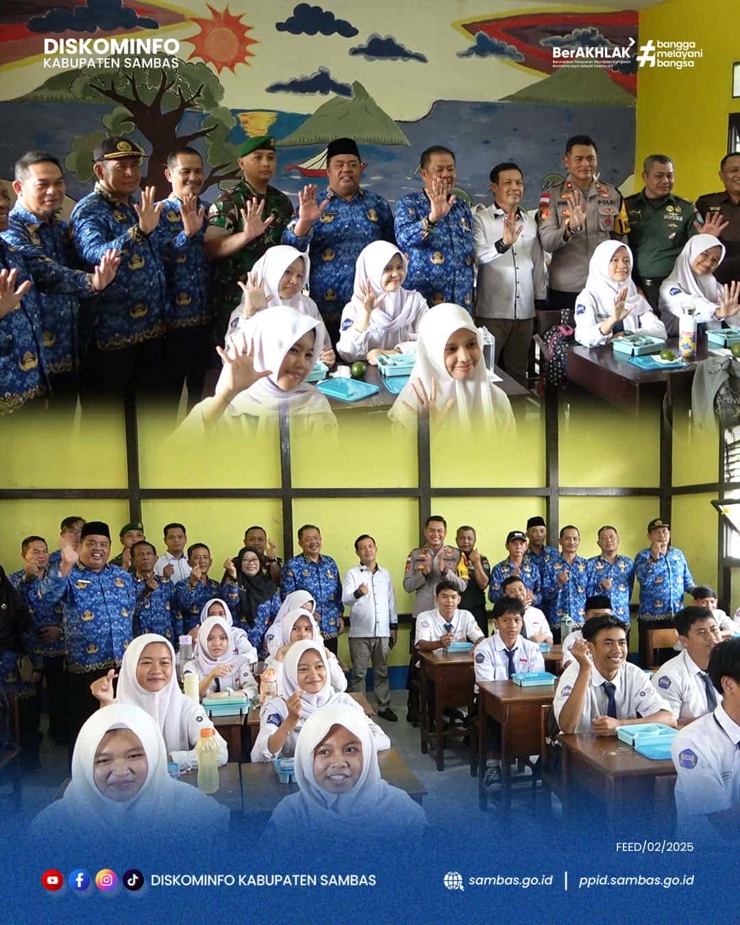 Pemerintah Kabupaten Sambas Resmi Luncurkan Program Makan Bergizi Gratis