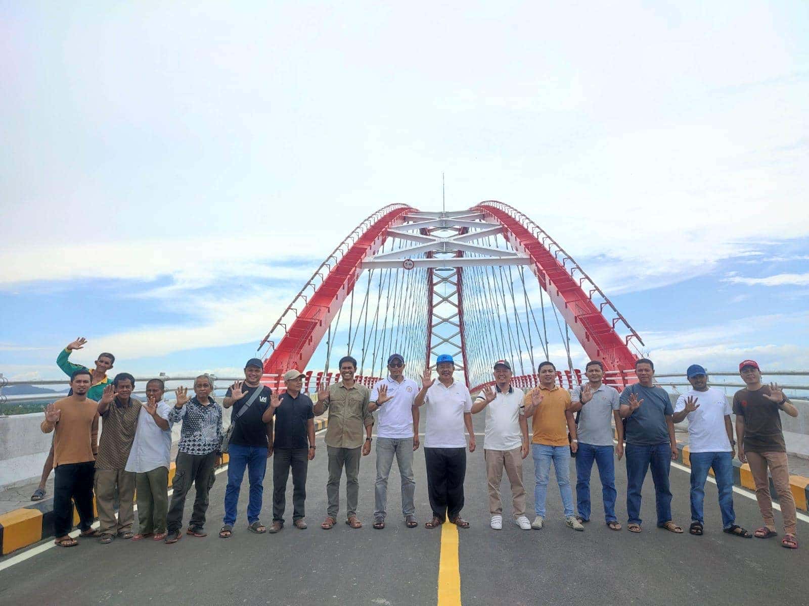 SEKDA SAMBAS FERY MADAGASKAR TINJAU PERSIAPAN  OPEN TRAFIC JSSB