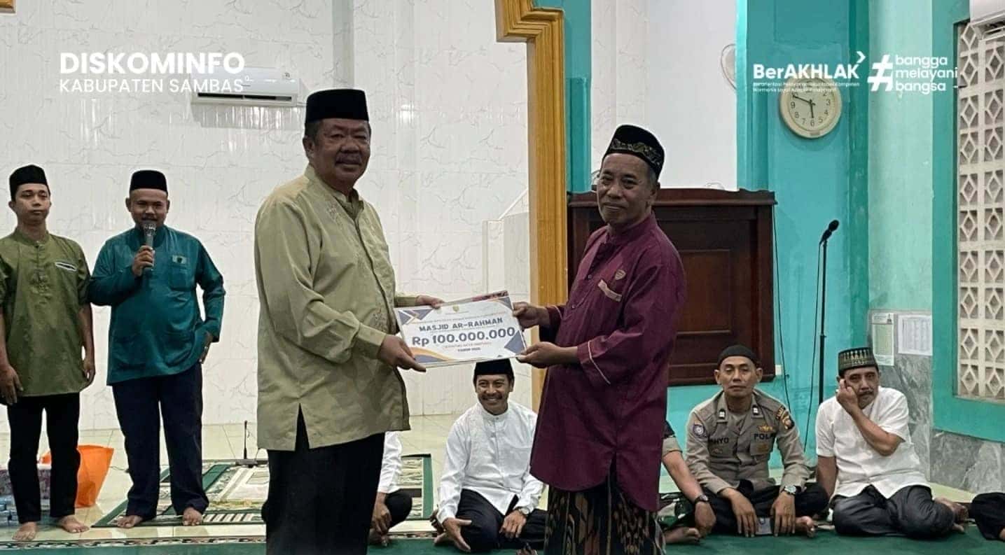 Tim Safari Ramadan Sambas Sambangi Desa Sungai Nyirih, Sekda Soroti Potensi Pertanian dan Perikanan