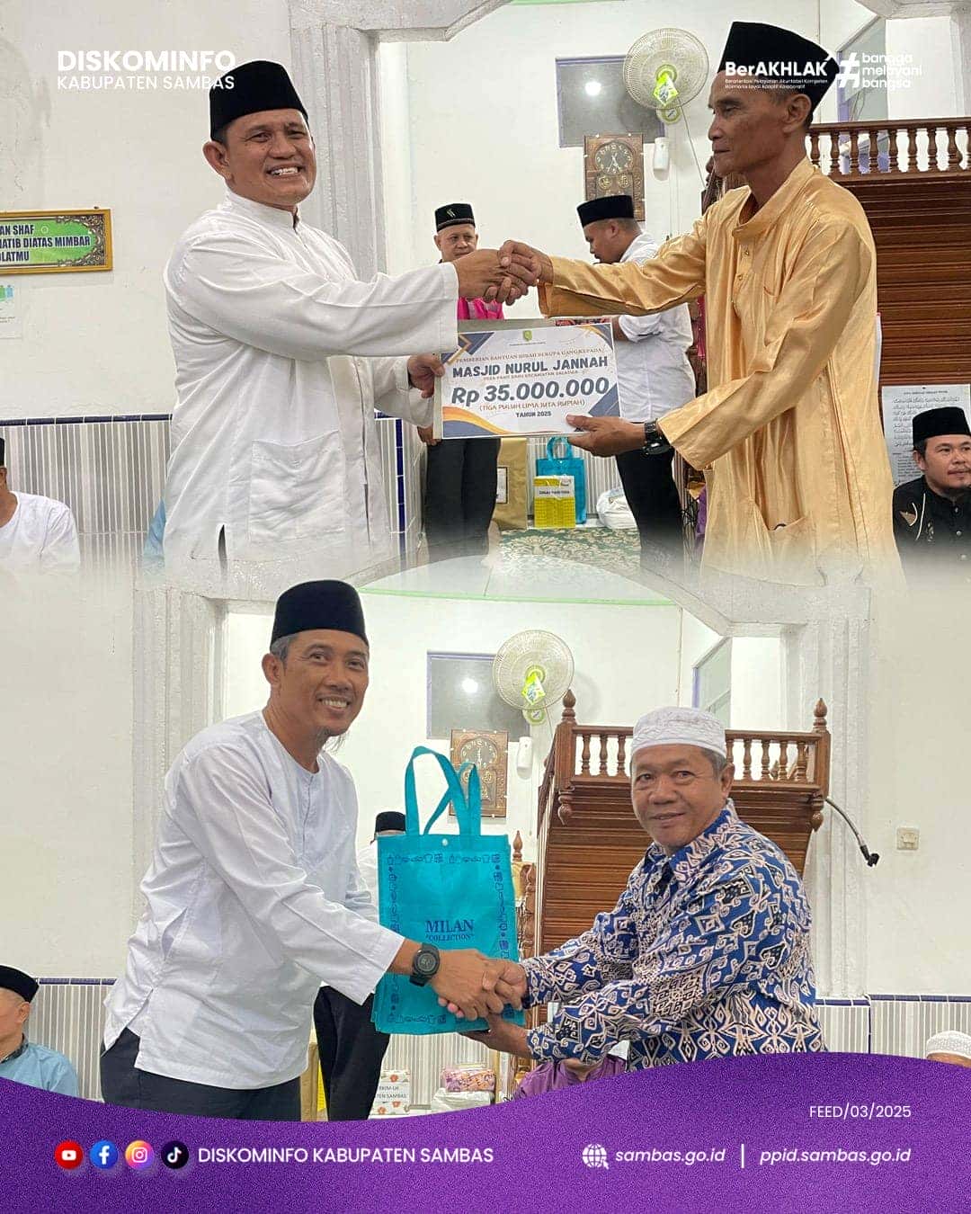 SAFARI RAMADHAN MASJID NURUL JANNAH DESA PARIT BARU SALATIGA