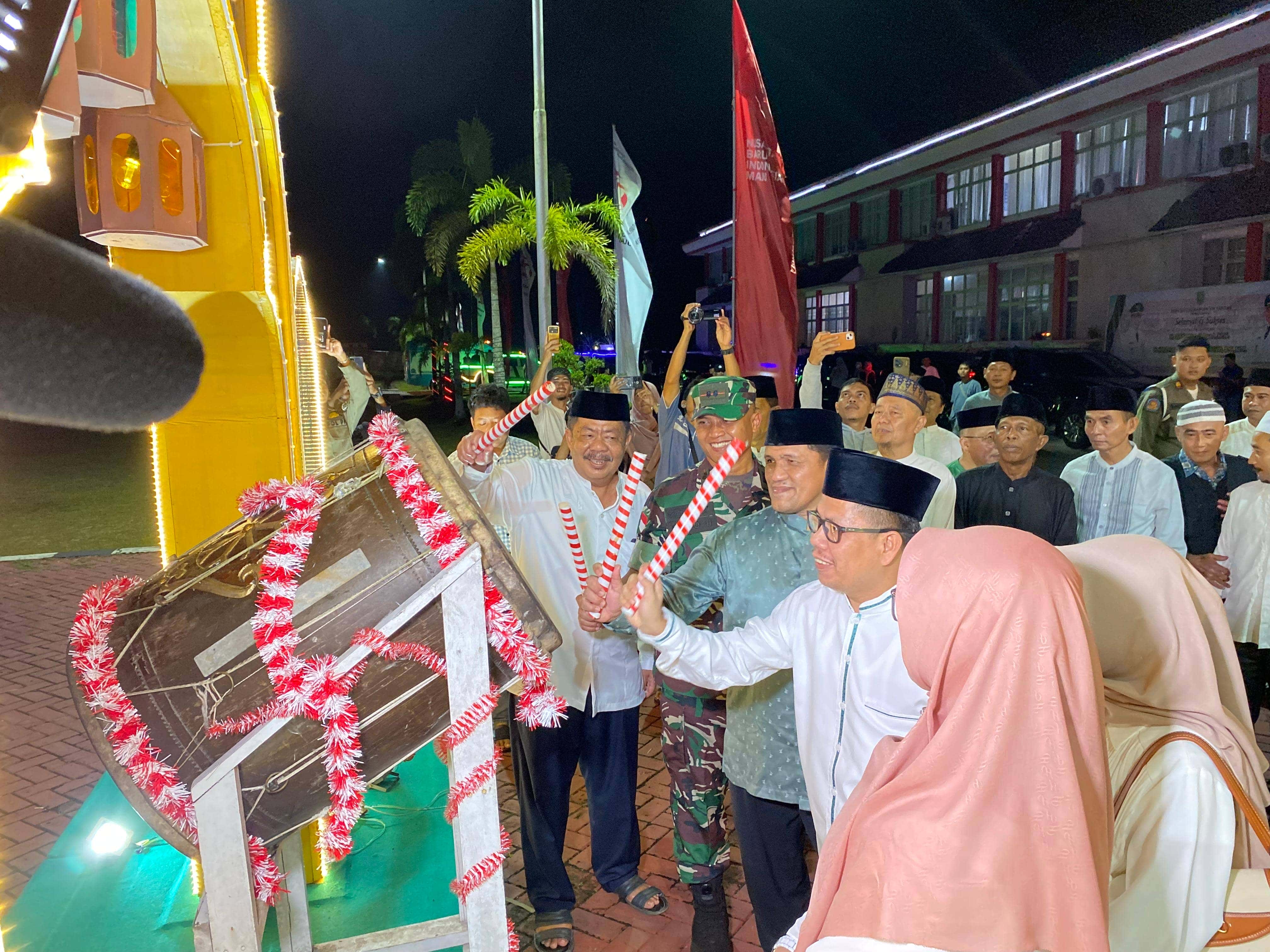 Takbir Keliling Semarakkan Malam Idulfitri di Sambas