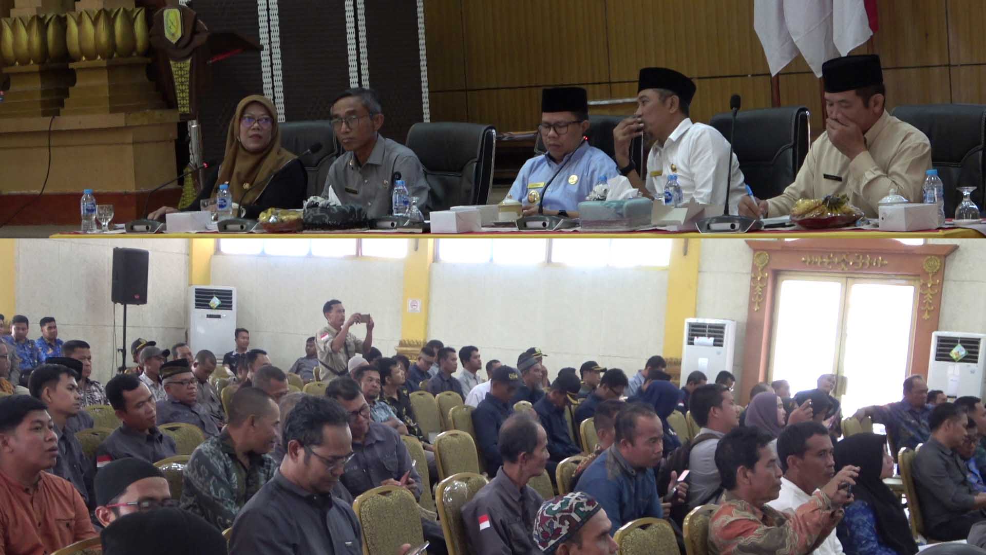 Bupati Satono ajak Camat dan Kepala Desa untuk Proaktif dalam Percepatan pendirian Koperasi Desa Merah Putih