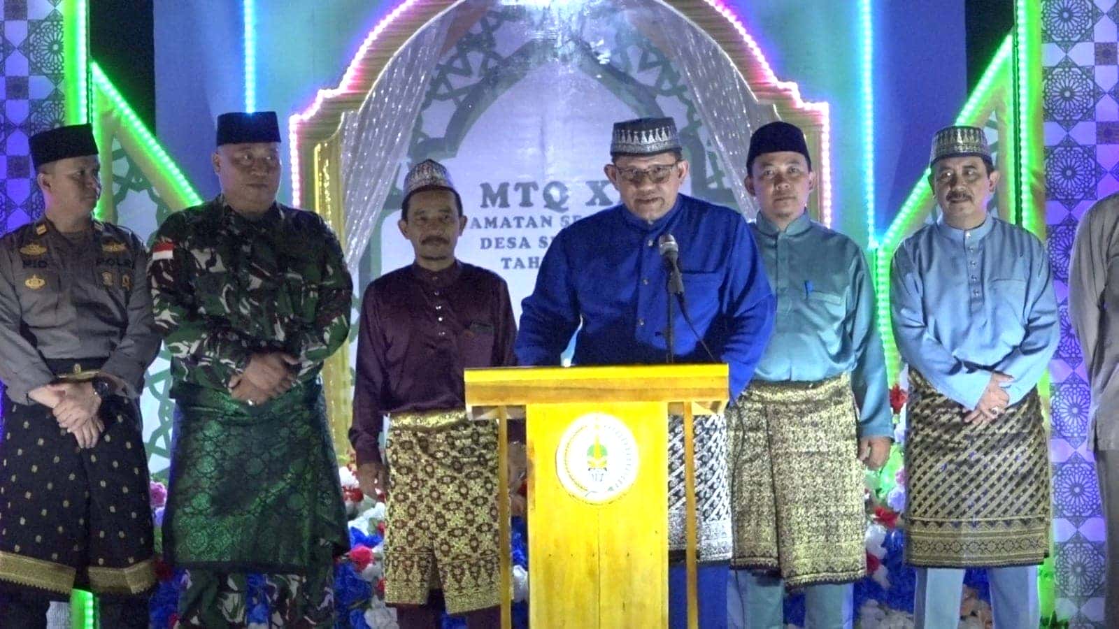 WABUP HEROALDI DI MTQ KE 11 SENDOYAN BERHARAP DAPAT TUMBUHKAN SEMANGAT CINTAI ALQURAN