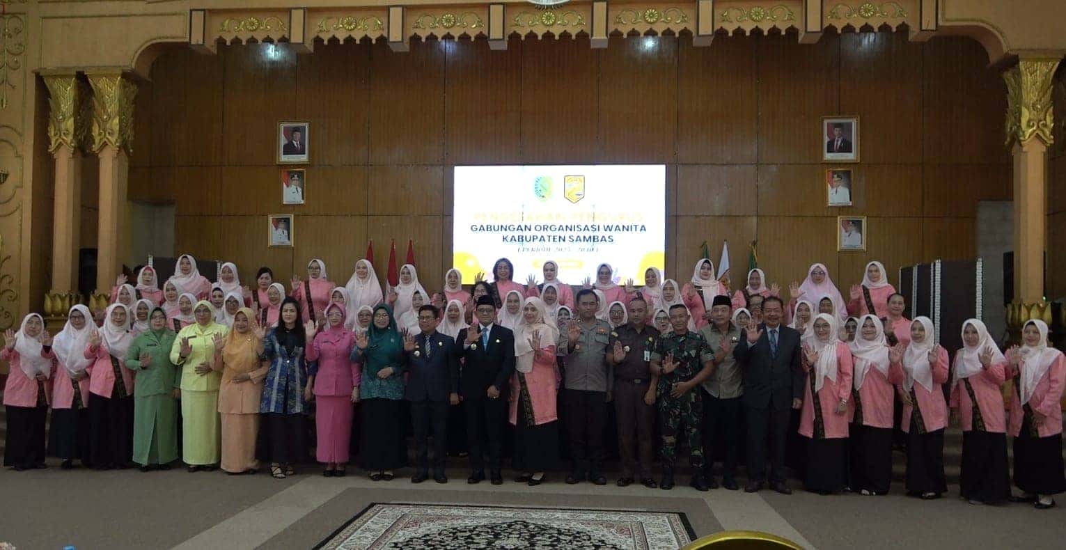 Bupati Satono Lantik Pengurus GOW Periode 2025–2030