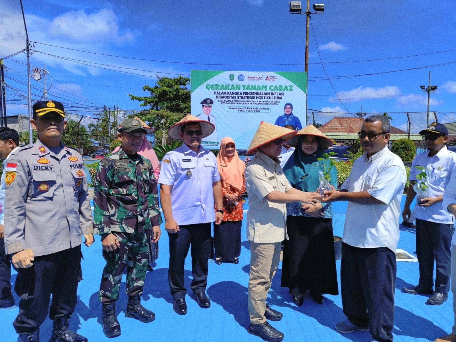 Bupati Sambas Launching Gerakan Tanam Cabai Nasional: Strategi Tekan Inflasi dan Perkuat Ketahanan Pangan