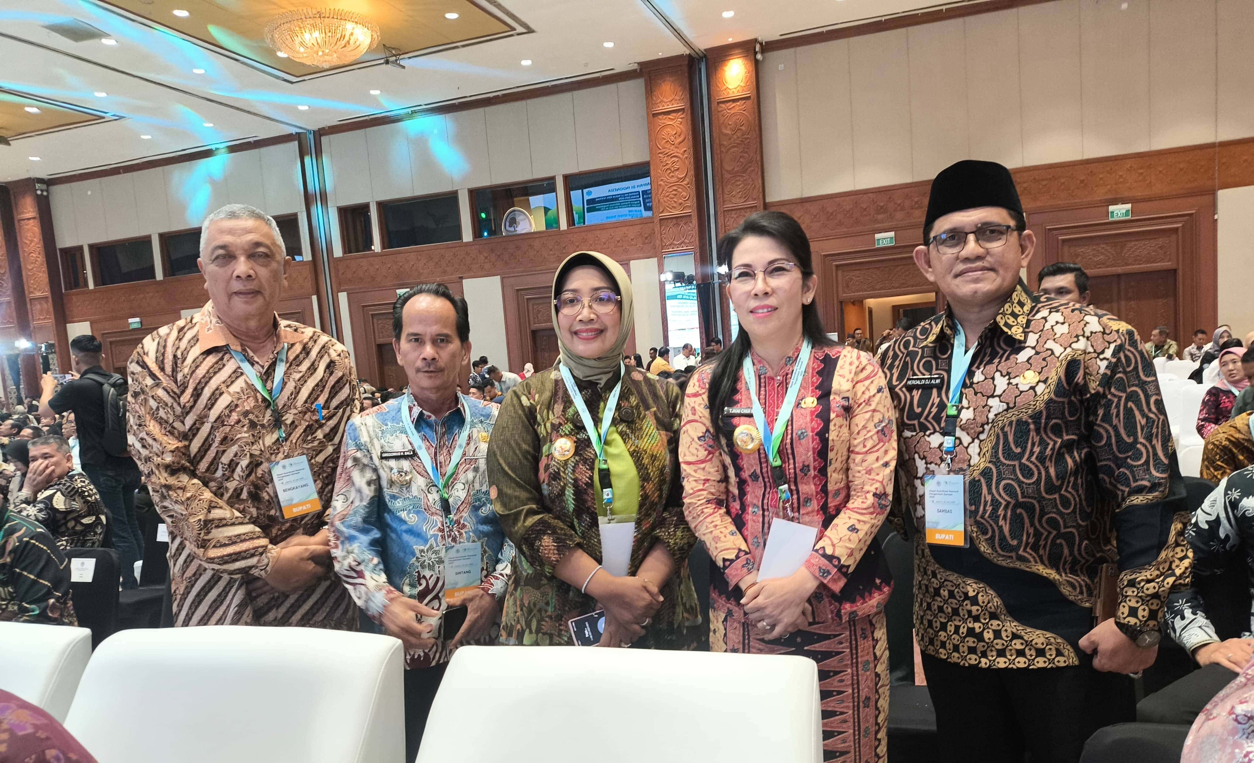 Wakil Bupati Sambas  H. Heroaldi Djuhardi Alwi, ST., MT., Hadiri Rakor Pengelolaan Sampah Nasional Tahun 2025