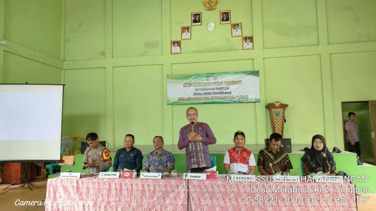 Musdes Khusus Merabuan, Optimalkan DD Dukung Ketahanan Pangan