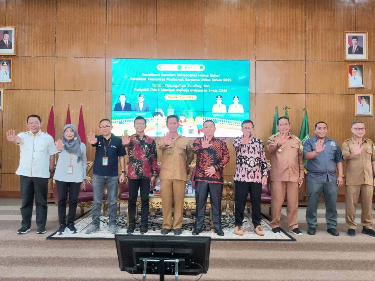 Sosialisasi Gerakan Masyarakat Sehat, Fokus pada Pencegahan Stunting dan Penyakit Tidak Menular Menuju Indonesia Emas 2045