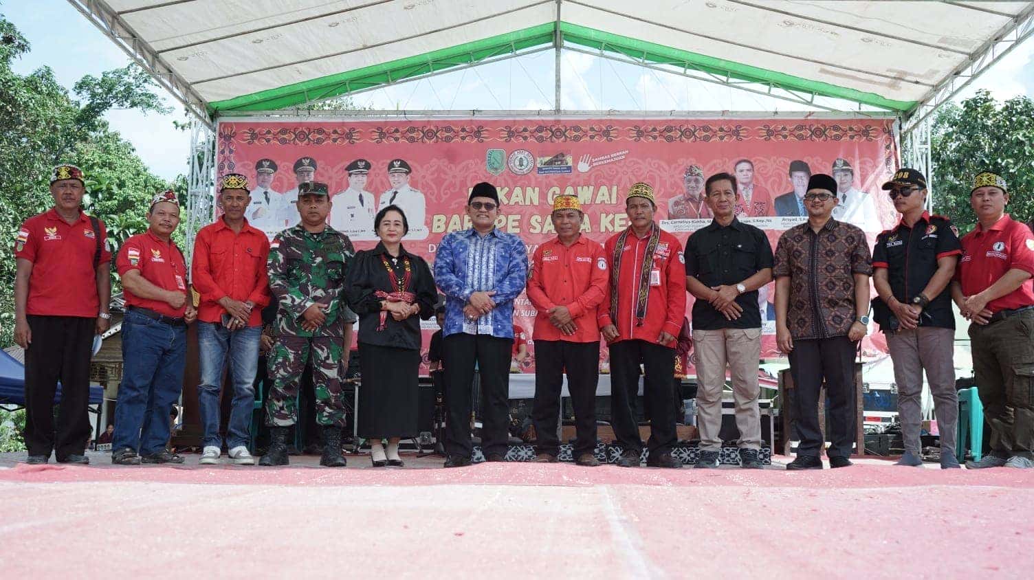 Wakil Bupati Sambas Resmi Tutup Barape Sawa Ke-II Tahun 2025