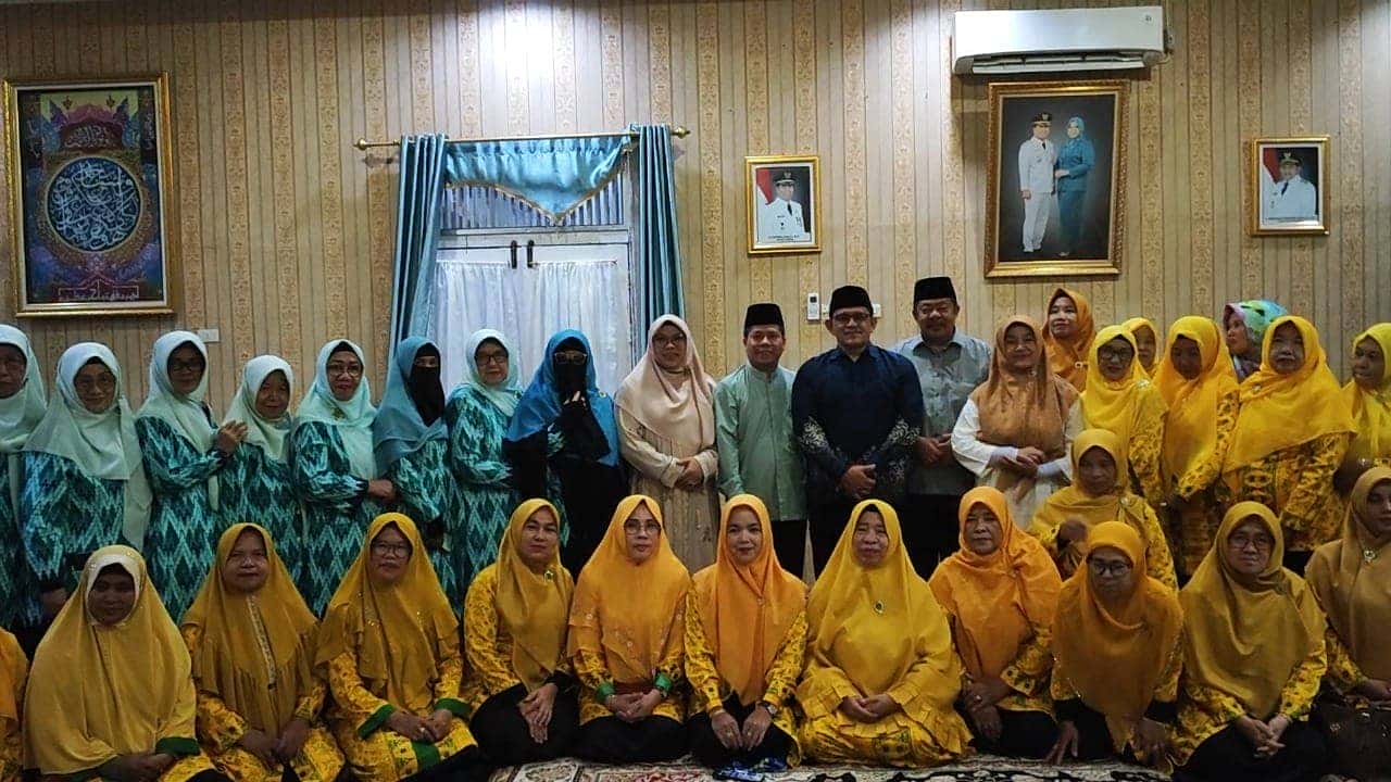 BKMT Sambas Sambut Rombongan BKMT Kalbar di Rumah Dinas Bupati Sambas