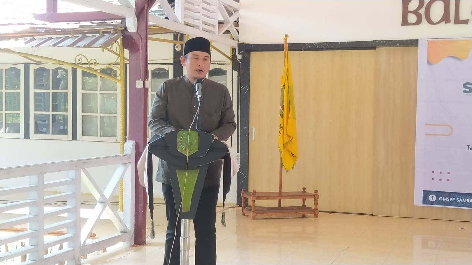 WAKIL BUPATI SAMBAS FAHRUR ROFI BUKA SEMINAR PENDIDIKAN & MILAD GMSPP KE 15