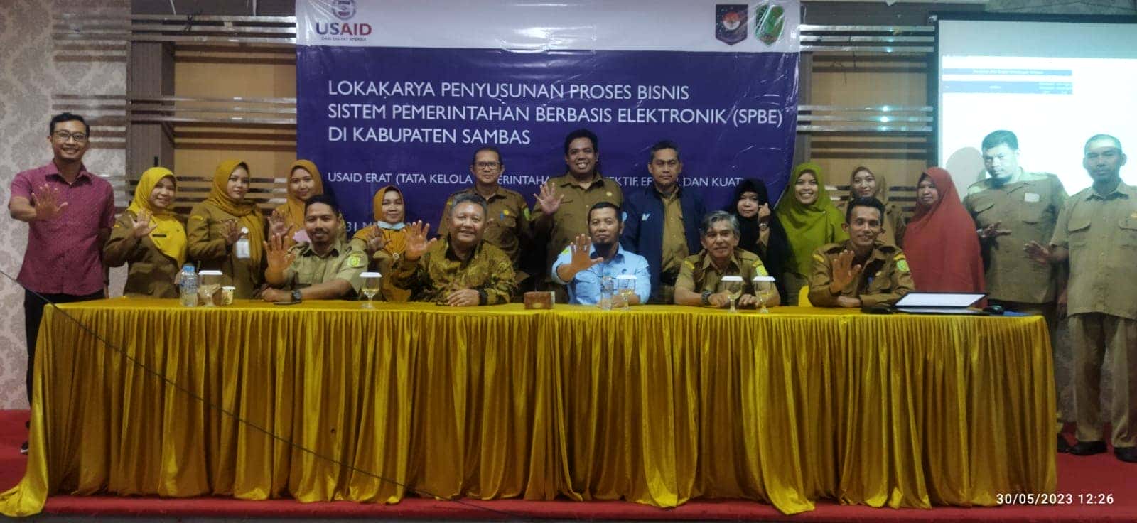 Lokakarya Penyusunan Proses Bisnis SPBE Kabupaten Sambas
