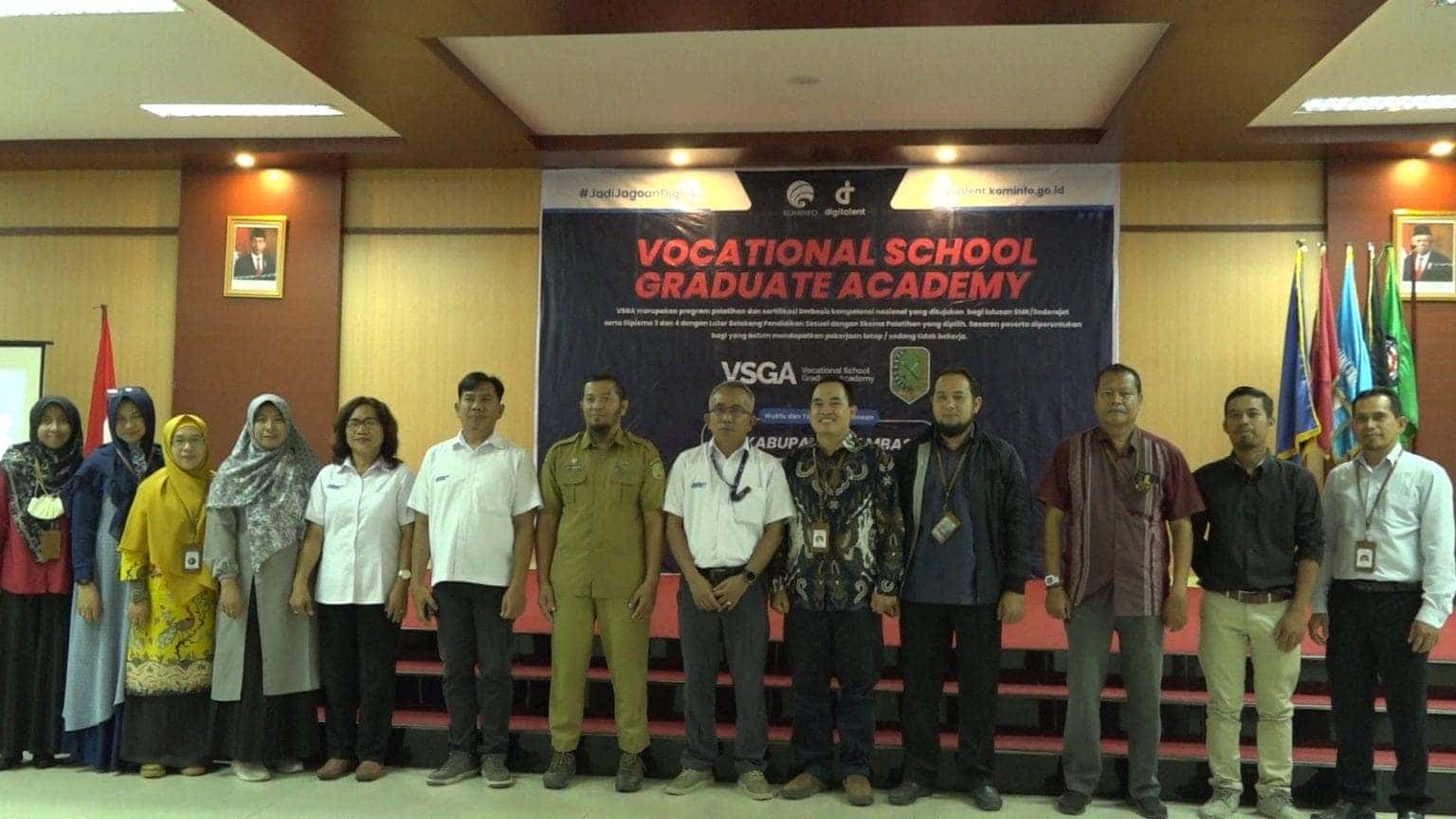 Kadis Kominfo Sambas Sebagai Narasumber Pelatihan BBPSDMP Kominfo Medan Vocational School Graduate Academy (VSGA)