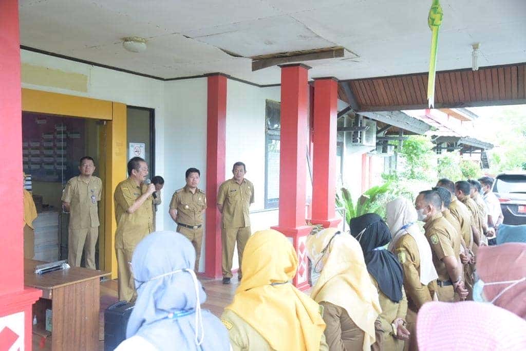 Bupati Satono Inspeksi Mendadak Ke Sejumlah OPD di Lingkungan Pemda Sambas