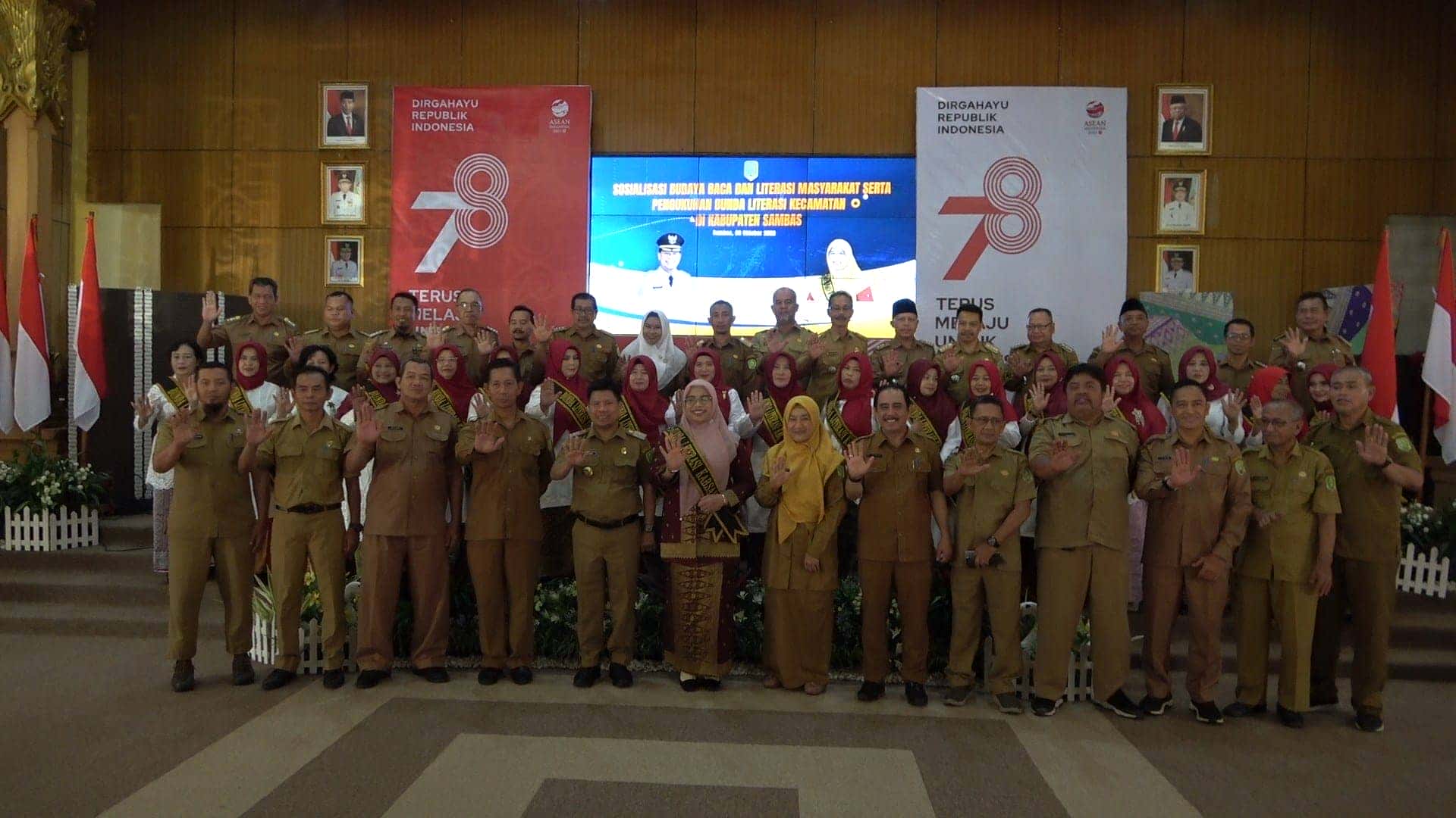 Saksikan Pelantikan Bunda Literasi, Bupati Satono Harap 1000 Perpustakaan Segera Terwujud