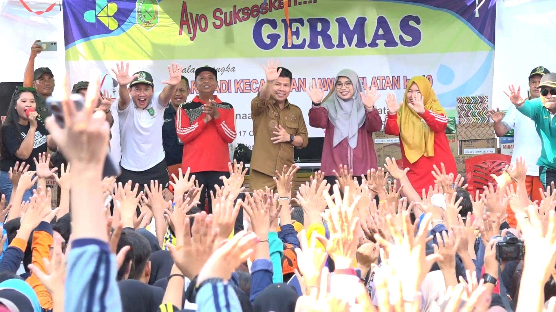 Ribuan Masyarakat Padati Germas, Bupati Satono: Masyarakat Jawai Kalian Luar Biasa