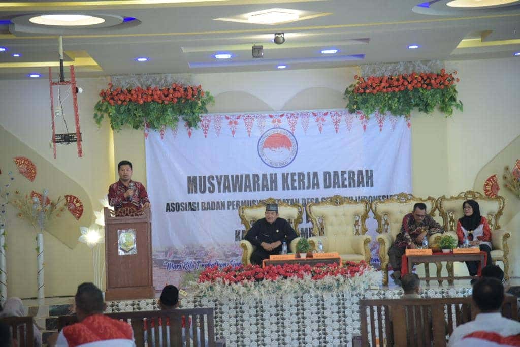 BUPATI SAMBAS SATONO MEMBUKA MUSKERDA ABPEDSI KABUPATEN SAMBAS