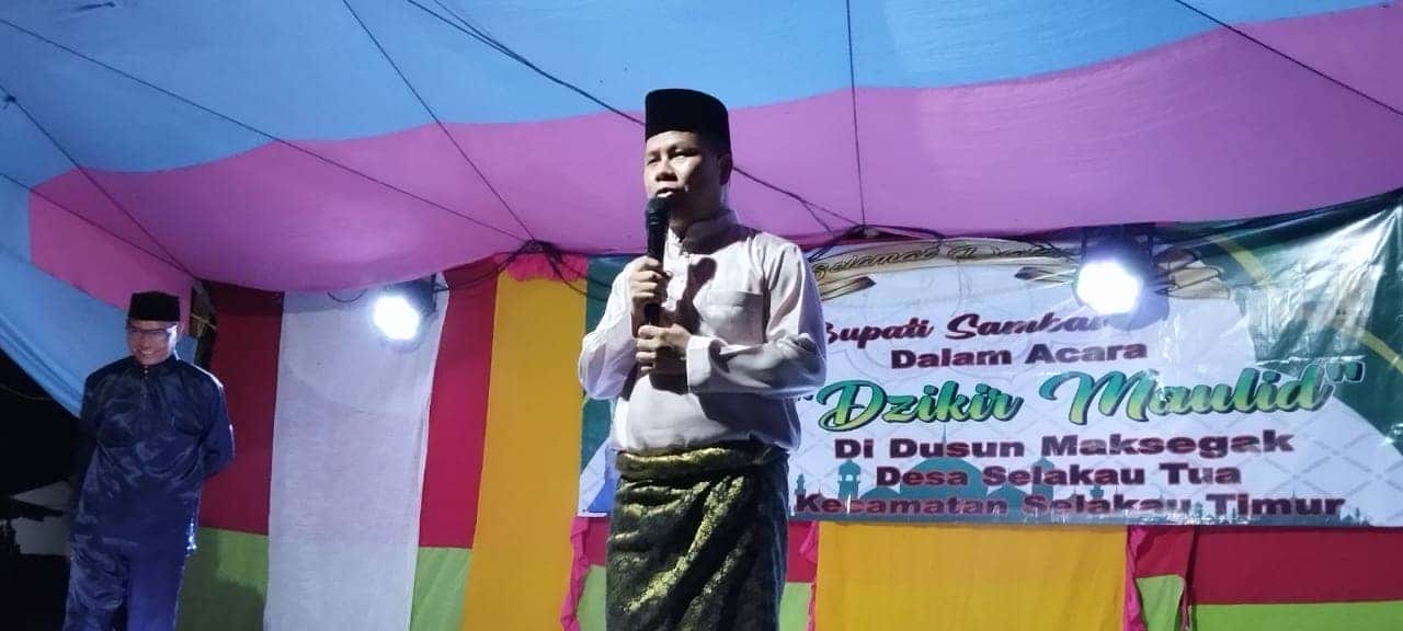 Bupati Satono Apresiasi Zikir Maulid Di Maksegak Sebagai Wujud Sukseskan Sambas Berkemajuan