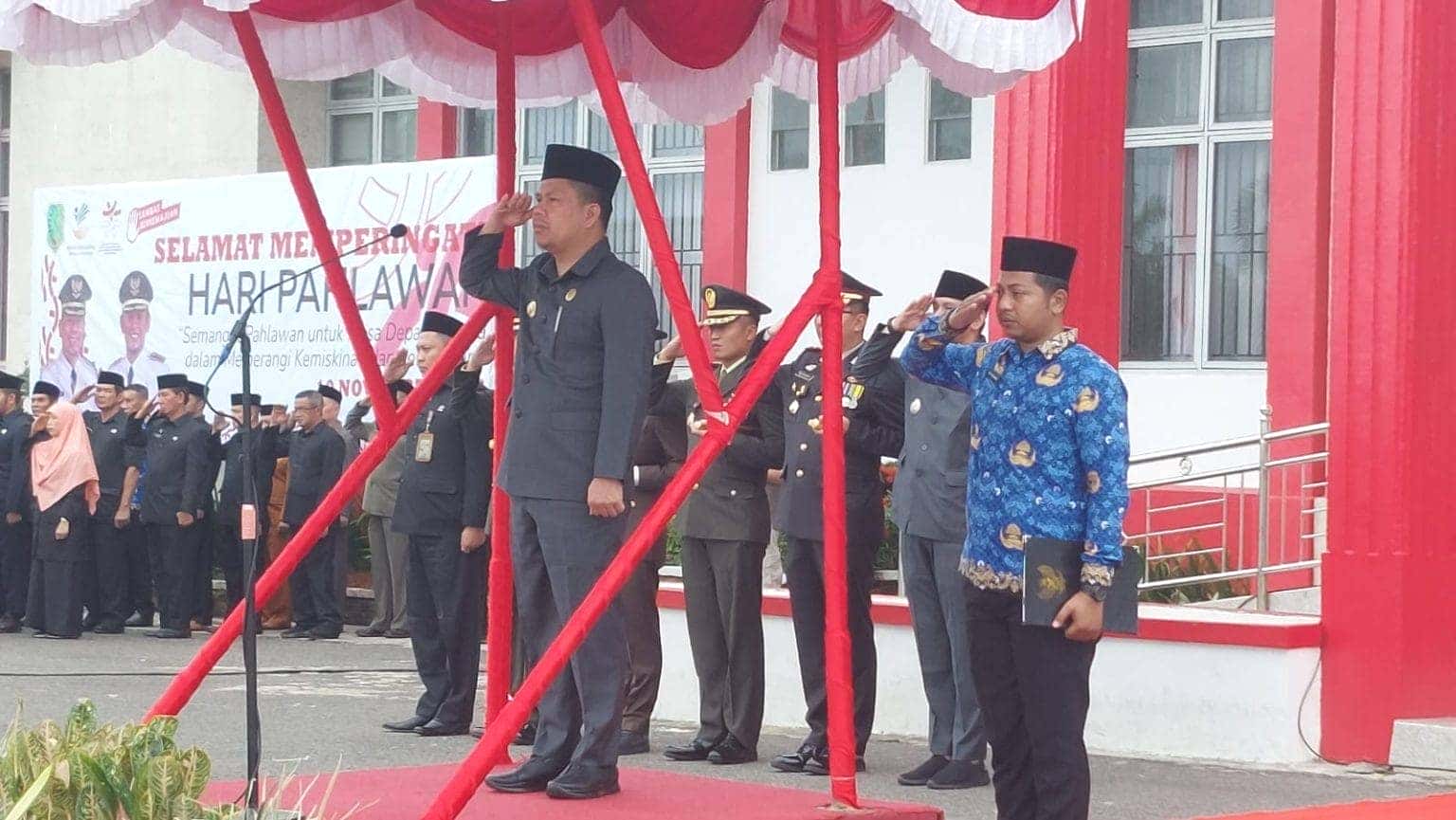 Amanat Bupati Satono Irup Hari Sumpah Pemuda & Pahlawan “Peran Pemuda Harus Sejalan Isi Pembangunan”