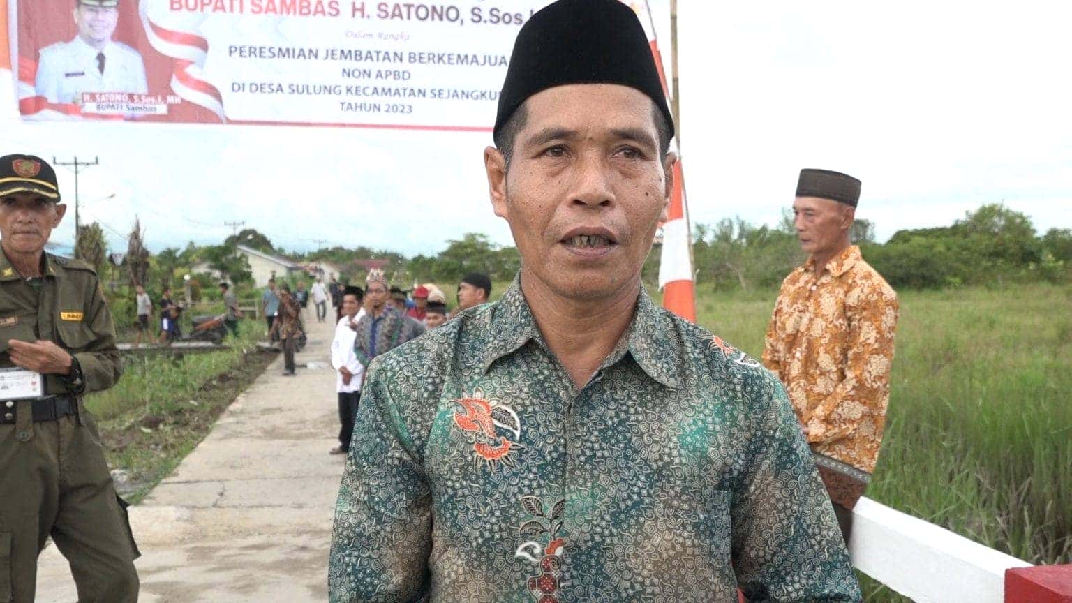 Jembatan Berkemajuan Di Sulung Selesai Dibangun, Warga Merasa Sangat Terbantu