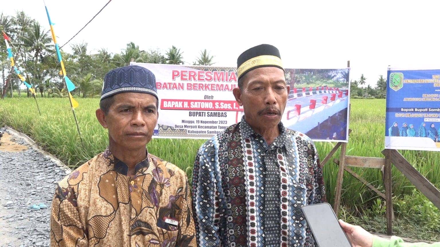 Bupati Satono Resmikan Jembatan Berkemajuan, Warga Merpati Akui Peran Vital Jembatan Sebagai Penyangga Perekonomian