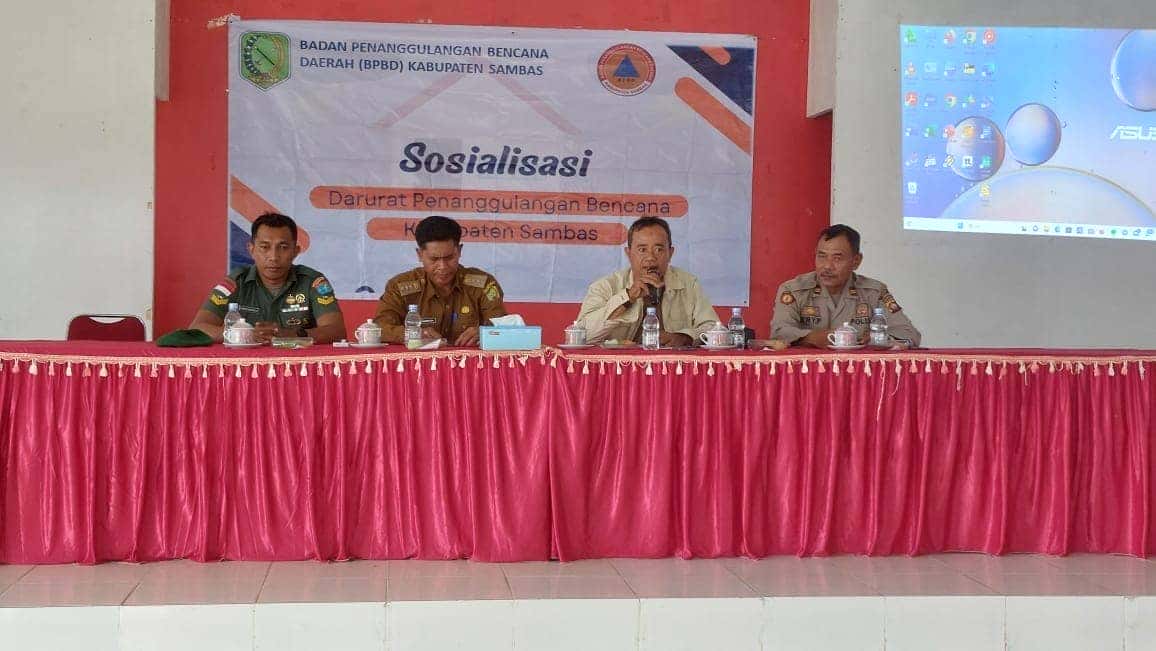 Sosialisasikan Mitigasi Bencana, Kepala Pelaksana BPBD Himbau Masyarakat Lebih Waspada