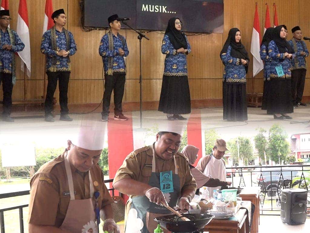 Meriahkan HUT KORPRI, Pemda Sambas Gelar Lomba Masak dan Paduan Suara