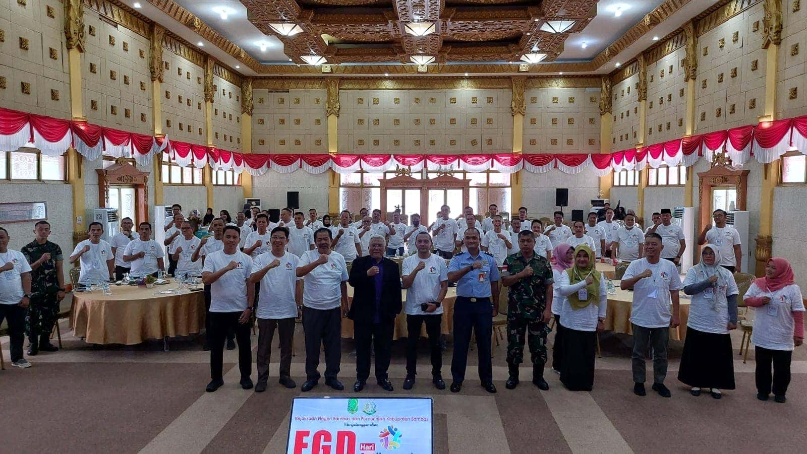 Pemda Sambas Bersama Kajari Sambas Gelar FGD Hari Antikorupsi Sedunia