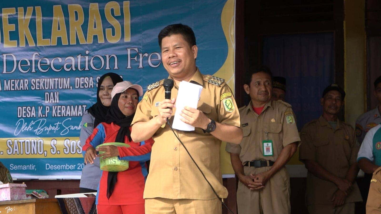 GERMAS TELUK KERAMAT BERLANGSUNG MERIAH, BUPATI SATONO BERHARAP LAHIR GENERASI YANG TANGGUH DAN UNGGUL