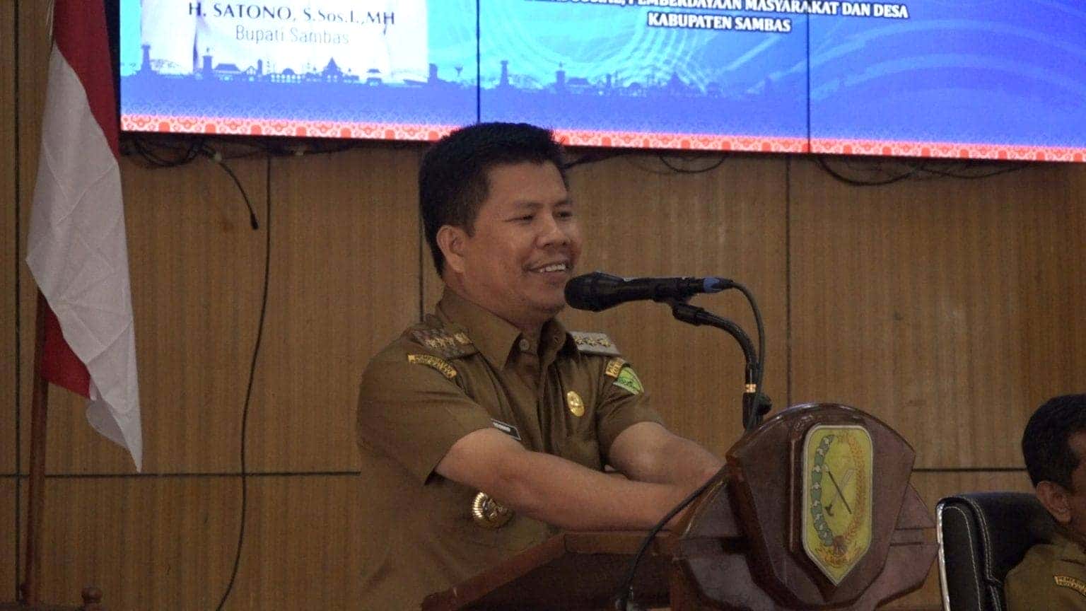 Bupati Satono Hadiri Rapat Koordinasi Pengelolaan Keuangan Desa Tahun Anggaran 2024