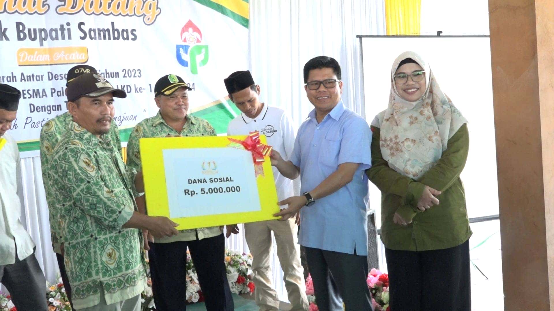 Bupati Satono Hadiri Milad BUMDESMA Paloh Bestari