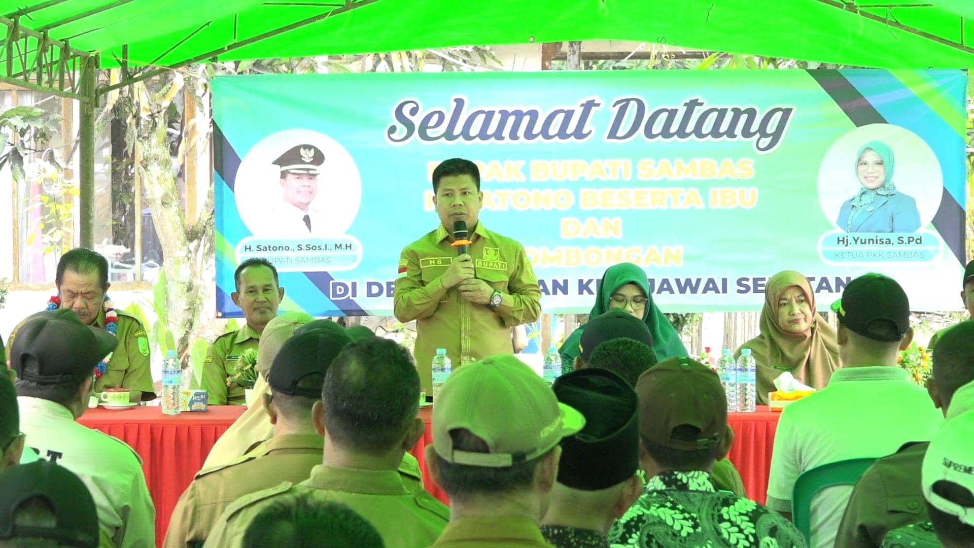 BUPATI SATONO RESMIKAN JEMBATAN BERKEMAJUAN KE 44 DESA SABARAN