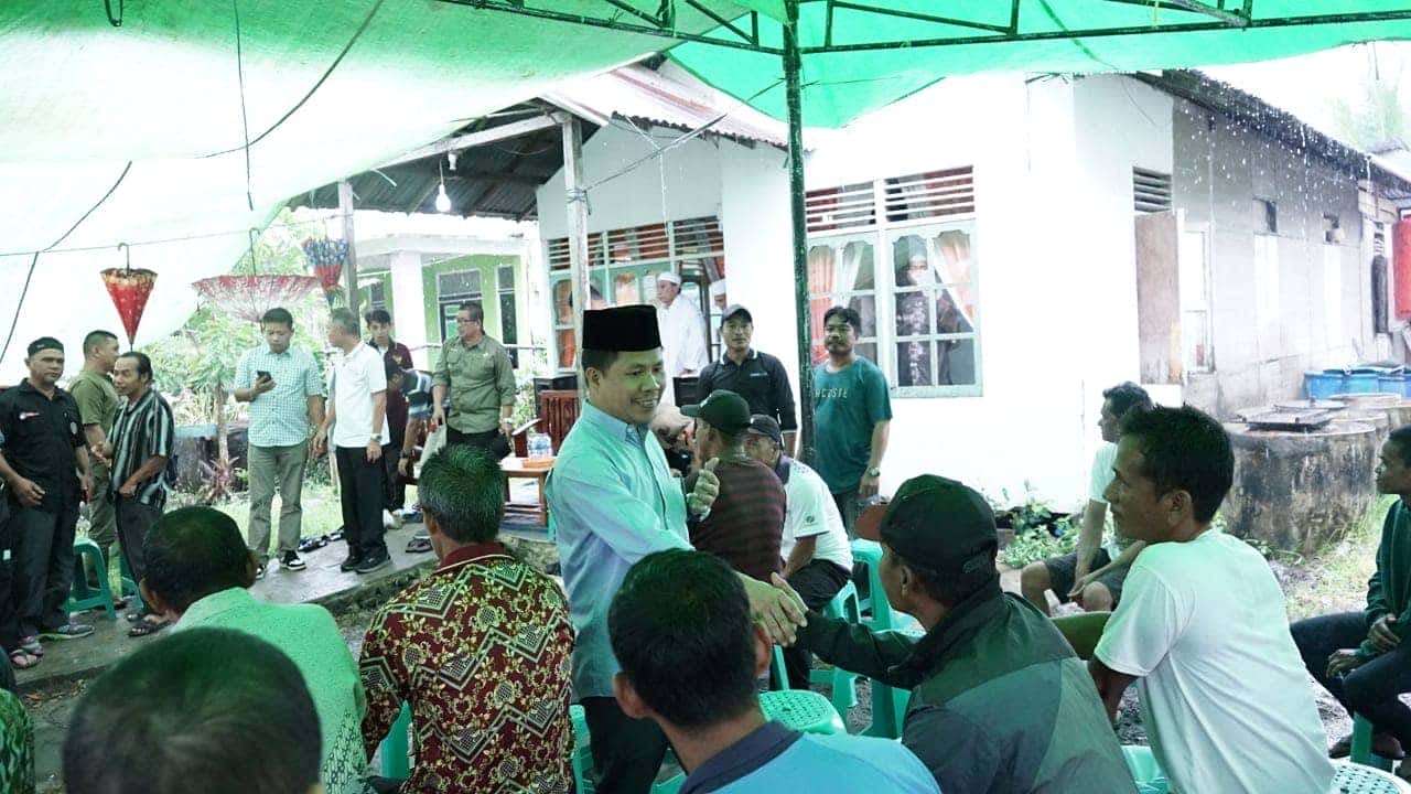 Bupati H. Satono Bersilaturahmi Dengan Warga Jelutung, Saring Aspirasi dan Keluhan Masyarakat
