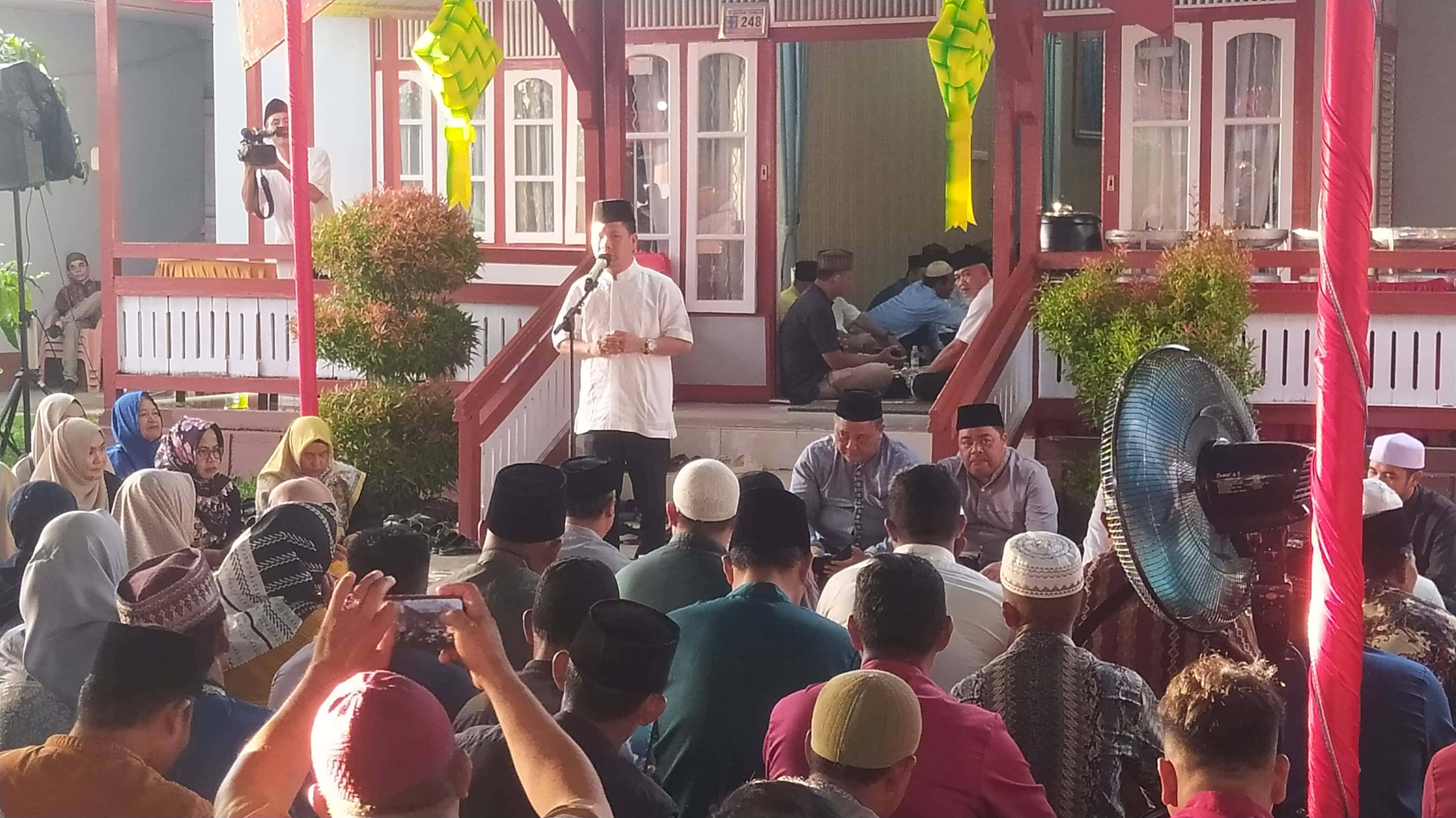 BUPATI SATONO BAHAGIA BUKBER ANTUSIAS DIHADIRI WARGA