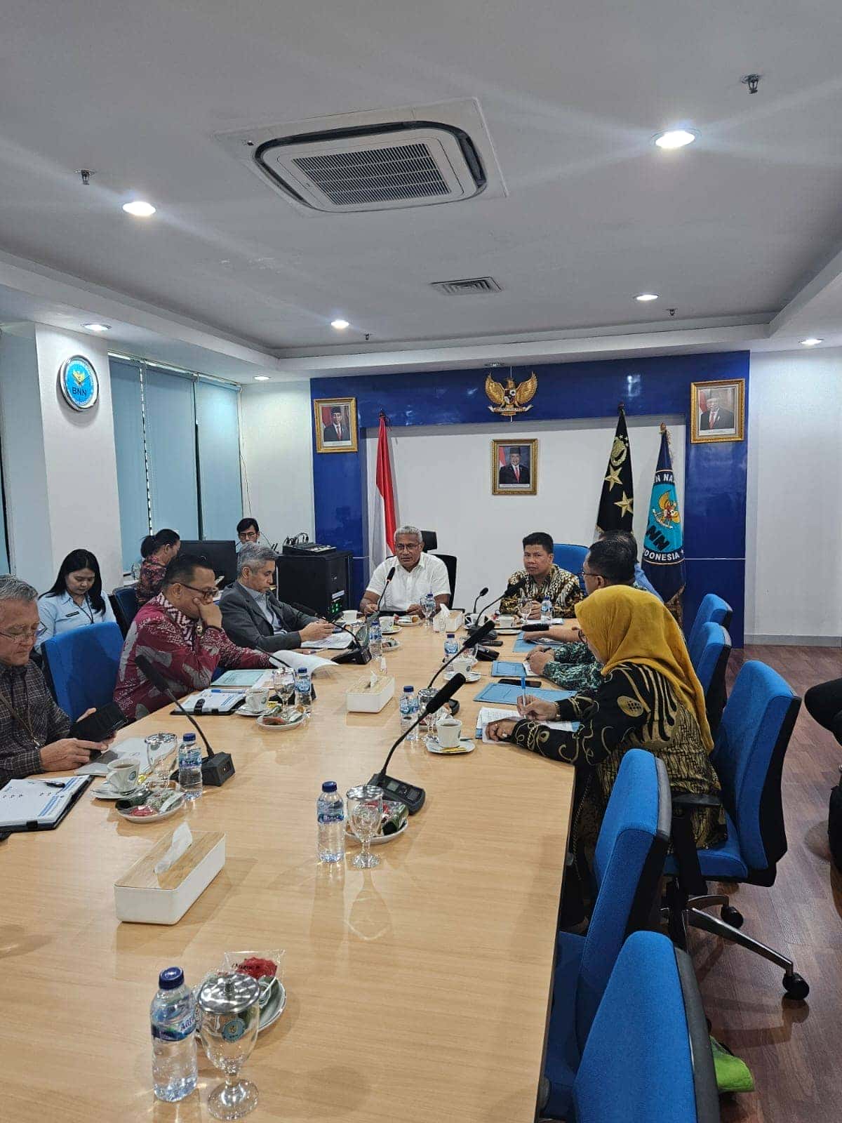 BUPATI SATONO AUDIENSI DENGAN BNN RI