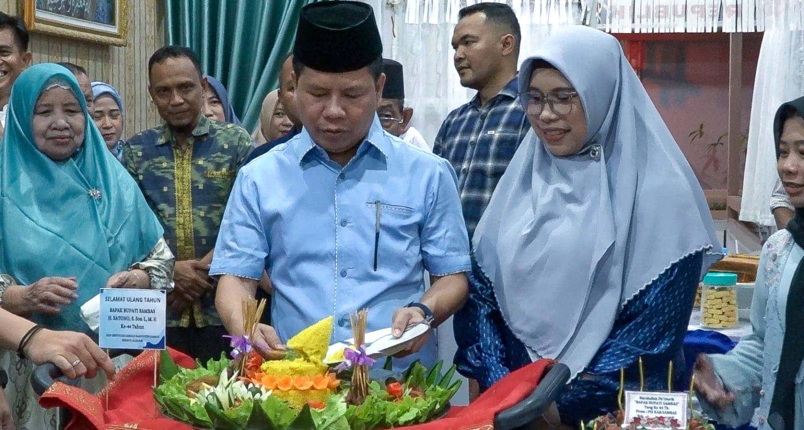 Malam silaturhmi perayaan ultah ke-44 Bupati Sambas