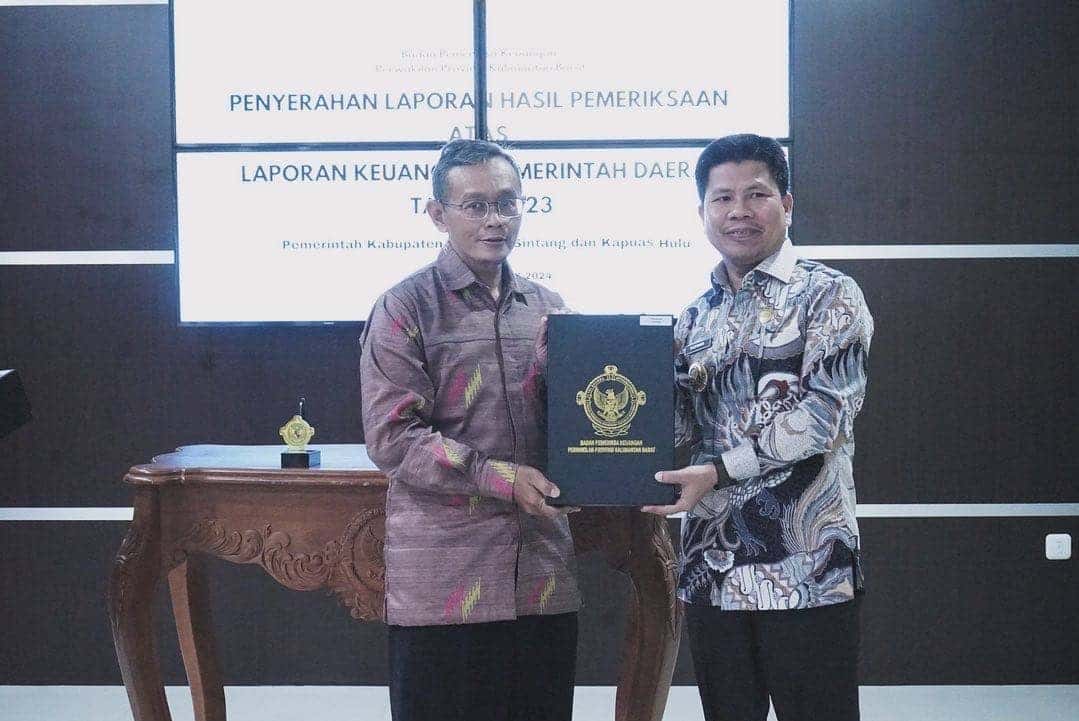 Enam Tahun Berturut-Turut Terima Penghargaan WTP BPK RI, Bupati Satono : Terima Kasih Atas Kerja Keras Jajaran Pemda